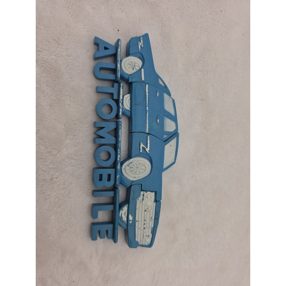 Vintage Automobile Advertising Plastic Car Magnet